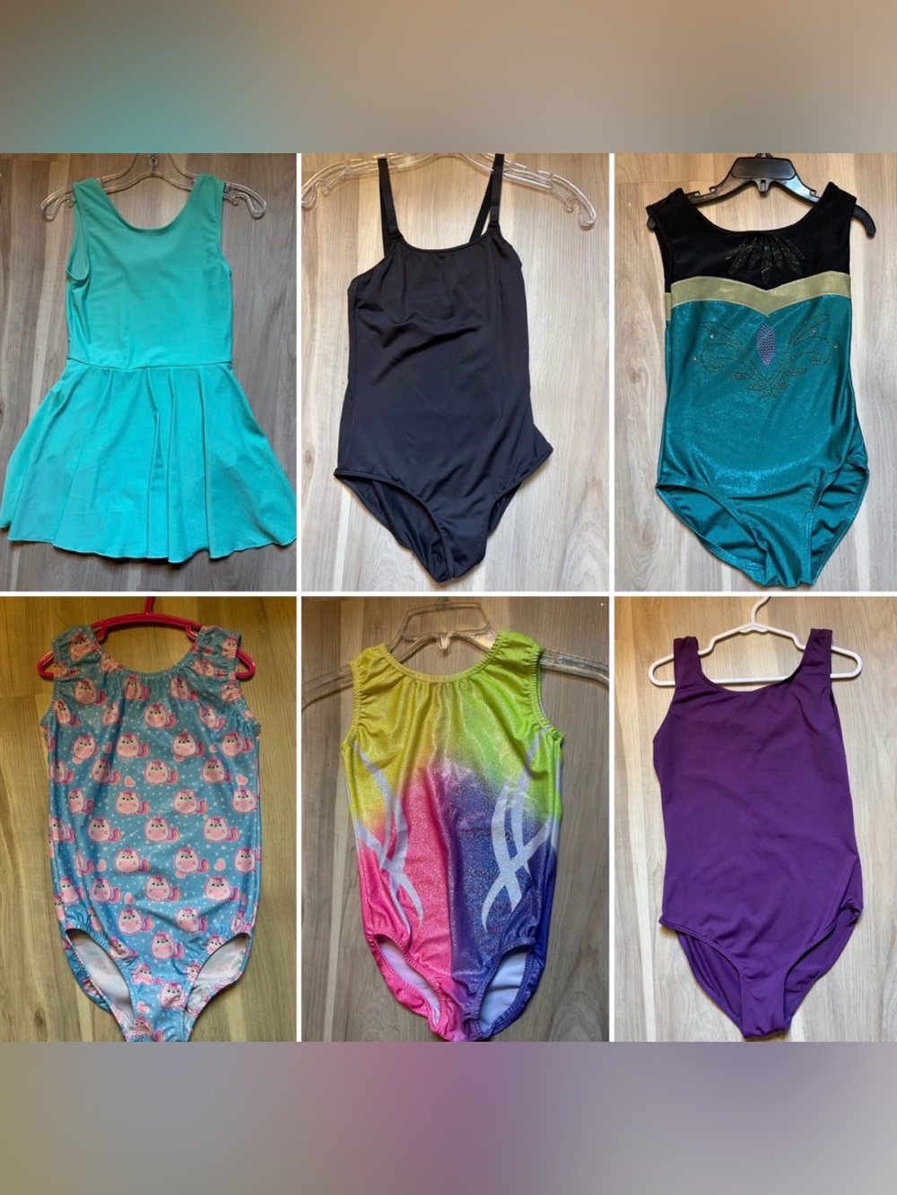 Bundle of Girls size 8-10 leotards